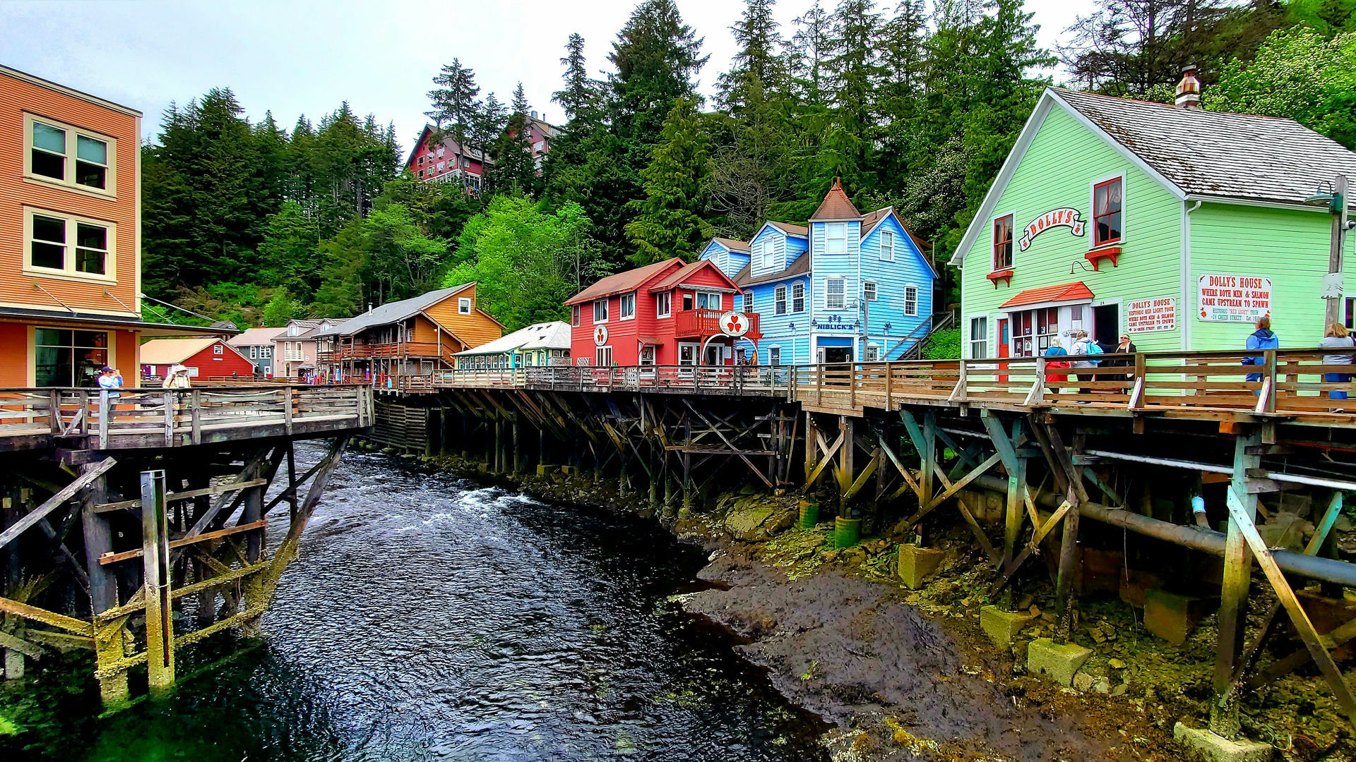 Creek Street, Ketchikan, Alaska, USA