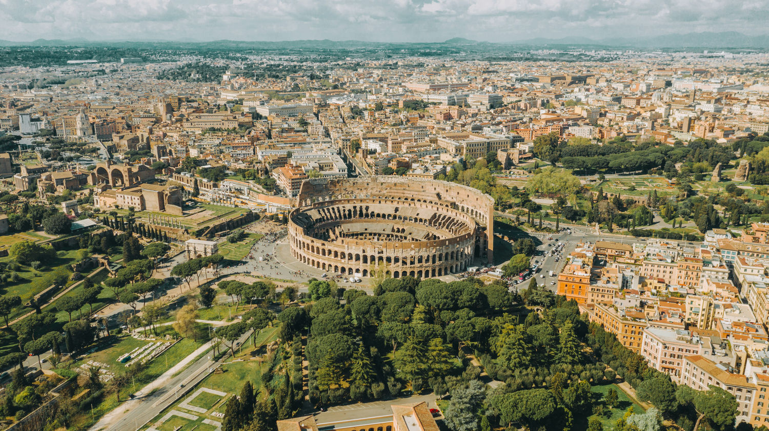 Arrival in Rome