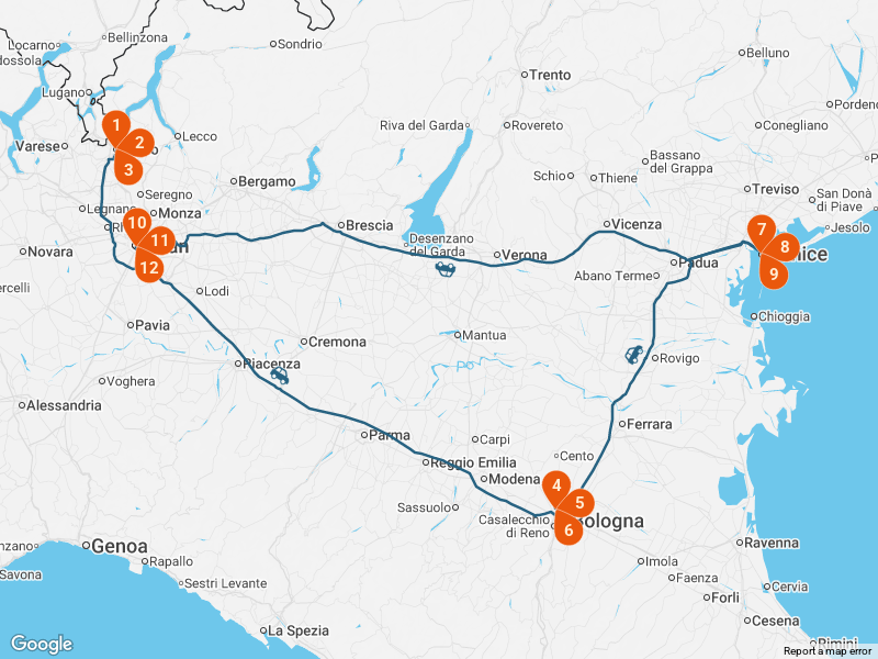 Northern Italy 13-Day Road Trip: From Lakes to Canals & Culture