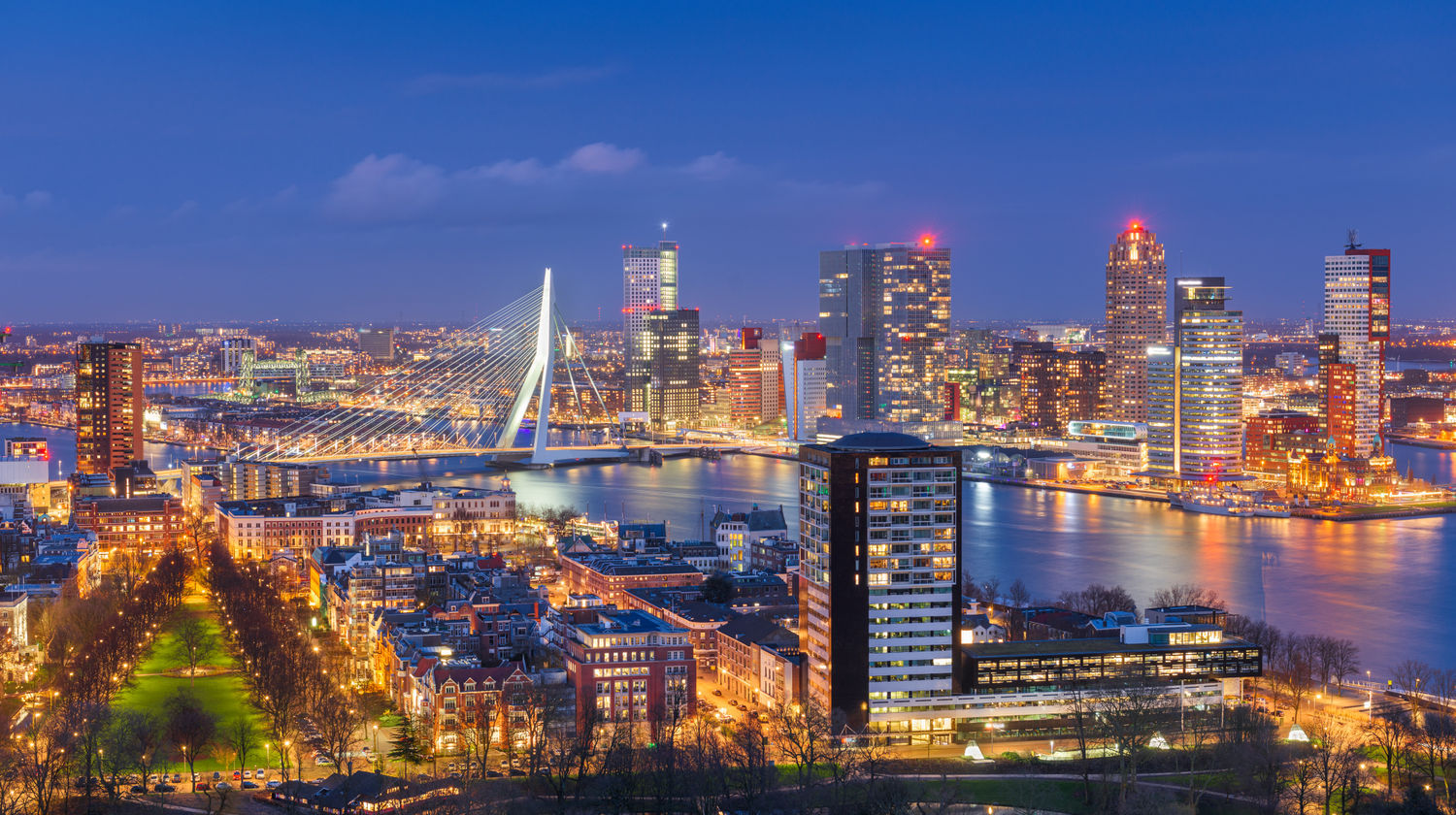 Rotterdam Skyline, Rotterdam, Netherlands