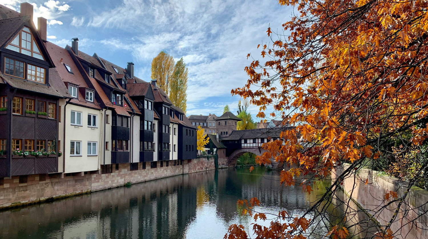 Pegnitz River, Nuremberg, Germany