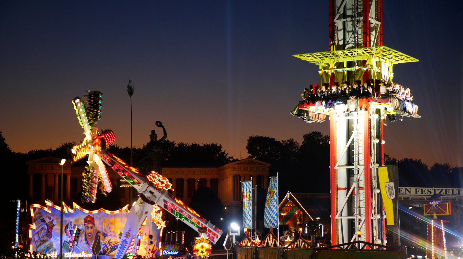 Oktoberfest Fairground Rides, Munich, Germany