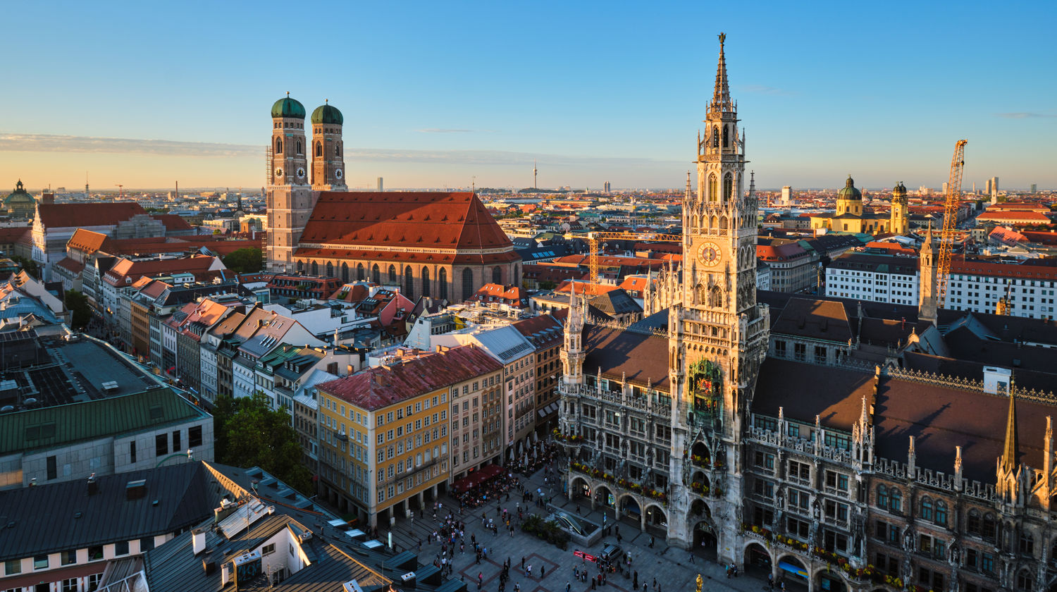 Marienplatz and New Town Hall, Munich, Germany