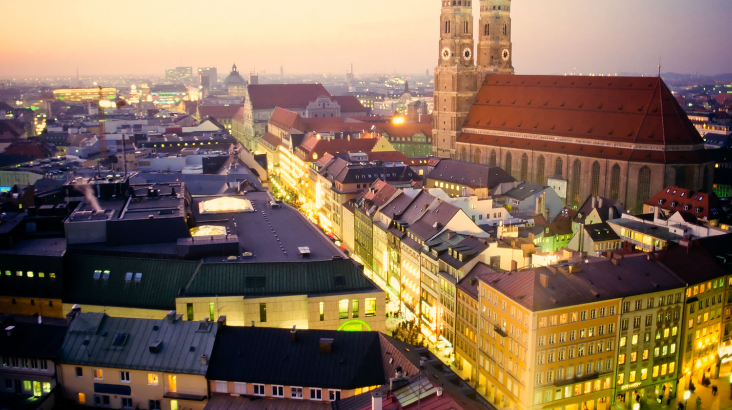 Frauenkirche and Munich Old Town, Munich, Germany
