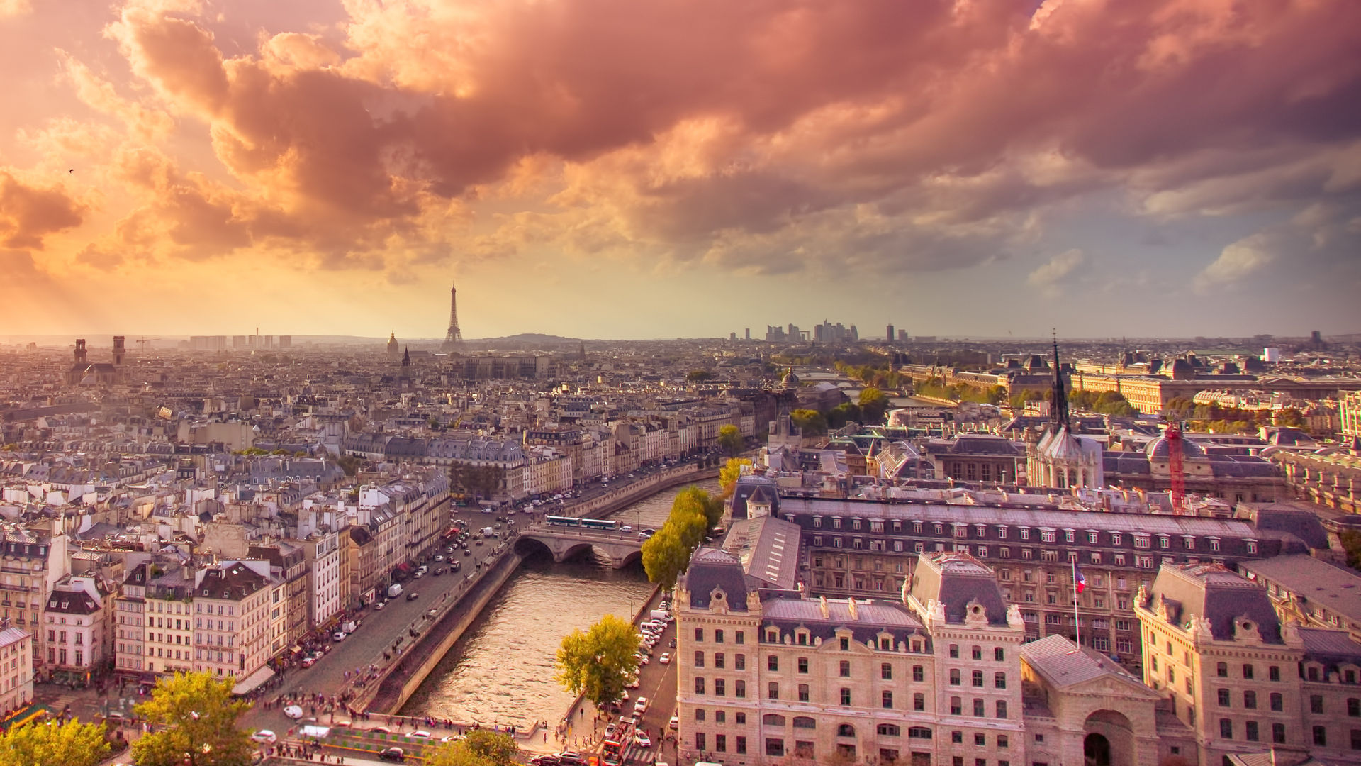 View of Paris, France