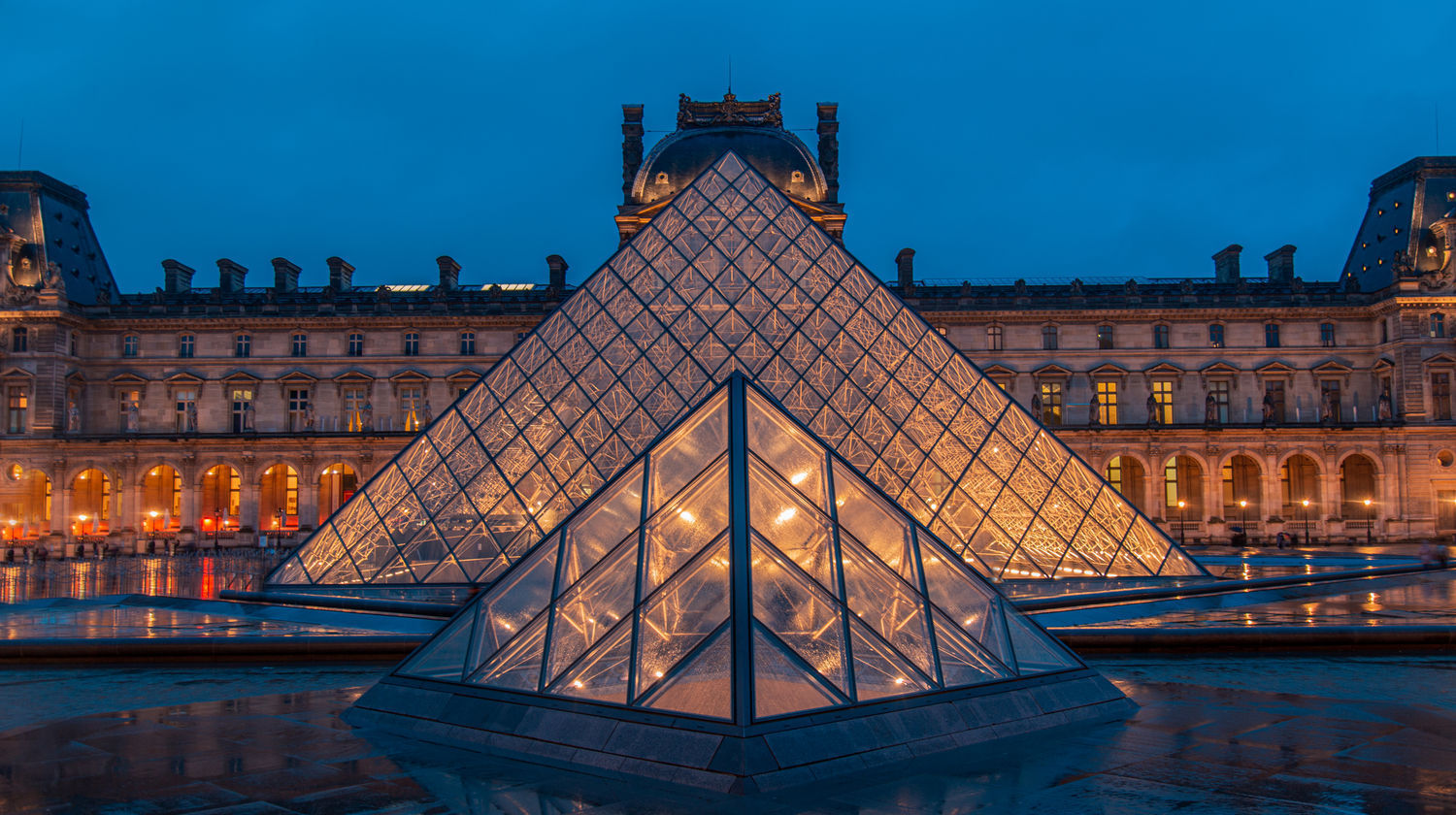 Louvre Pyramid, Paris, France
