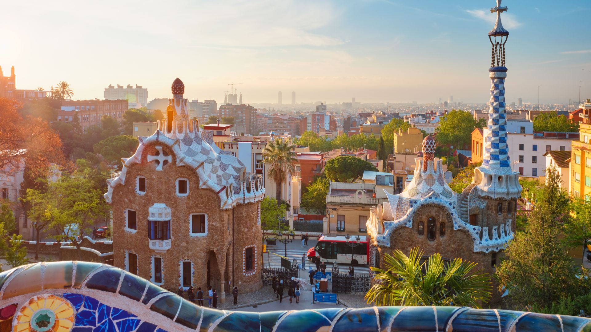 Park Guell, Barcelona, Spain