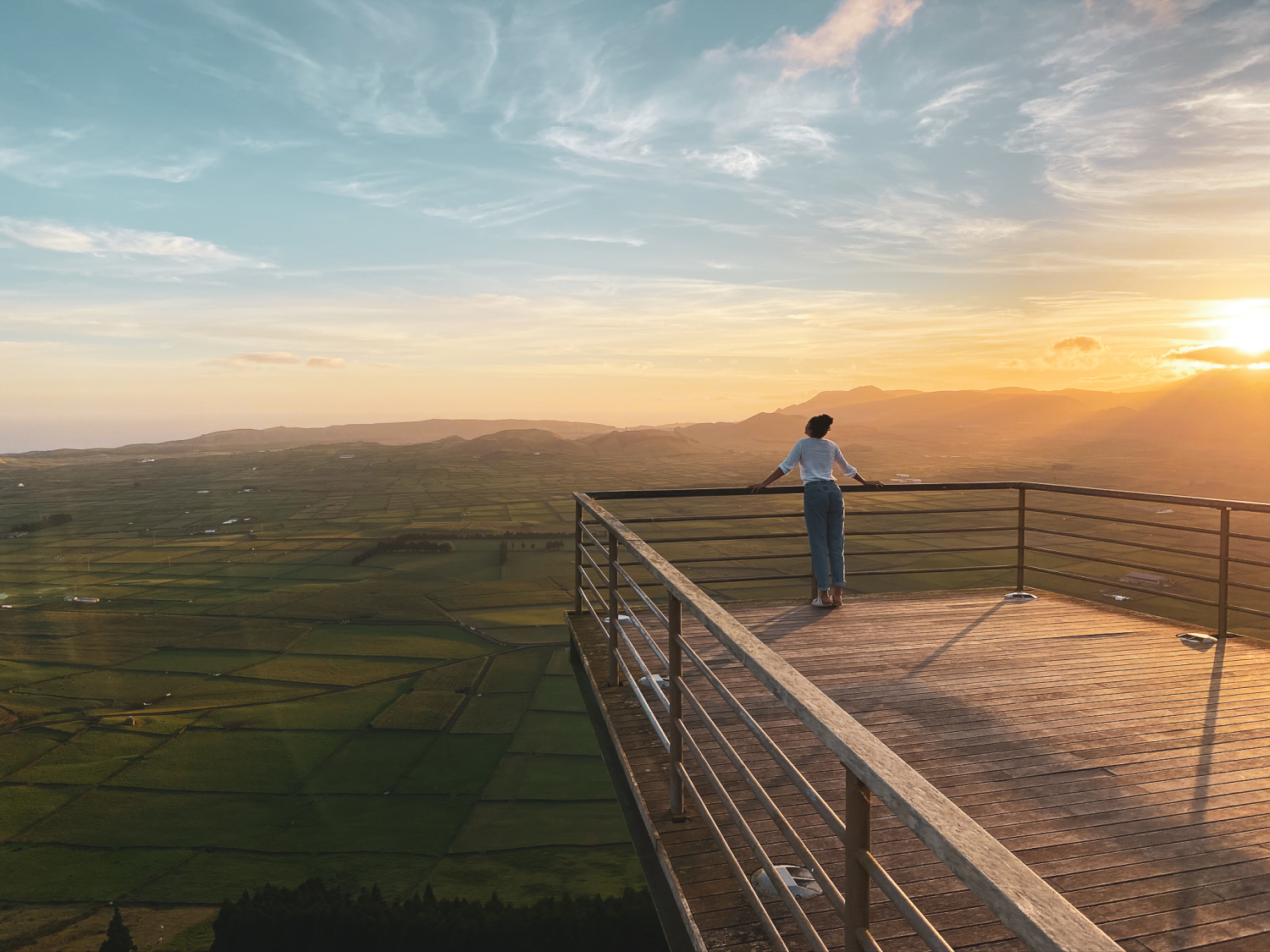 Serra do Cume Viewpoint overlooking Terceira’s interior