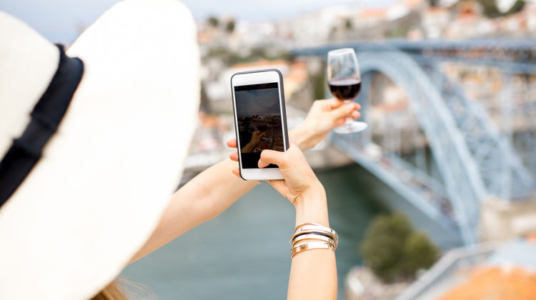 Port Wine with D. Luís I Bridge View