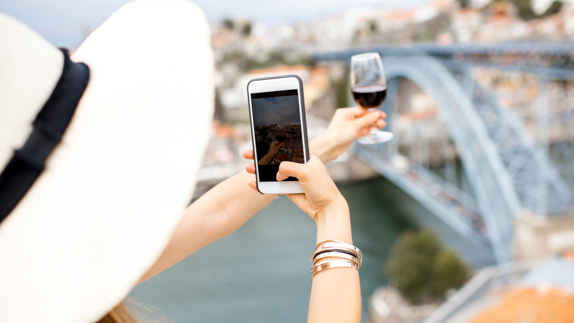 Port Wine with D. Luís I Bridge View