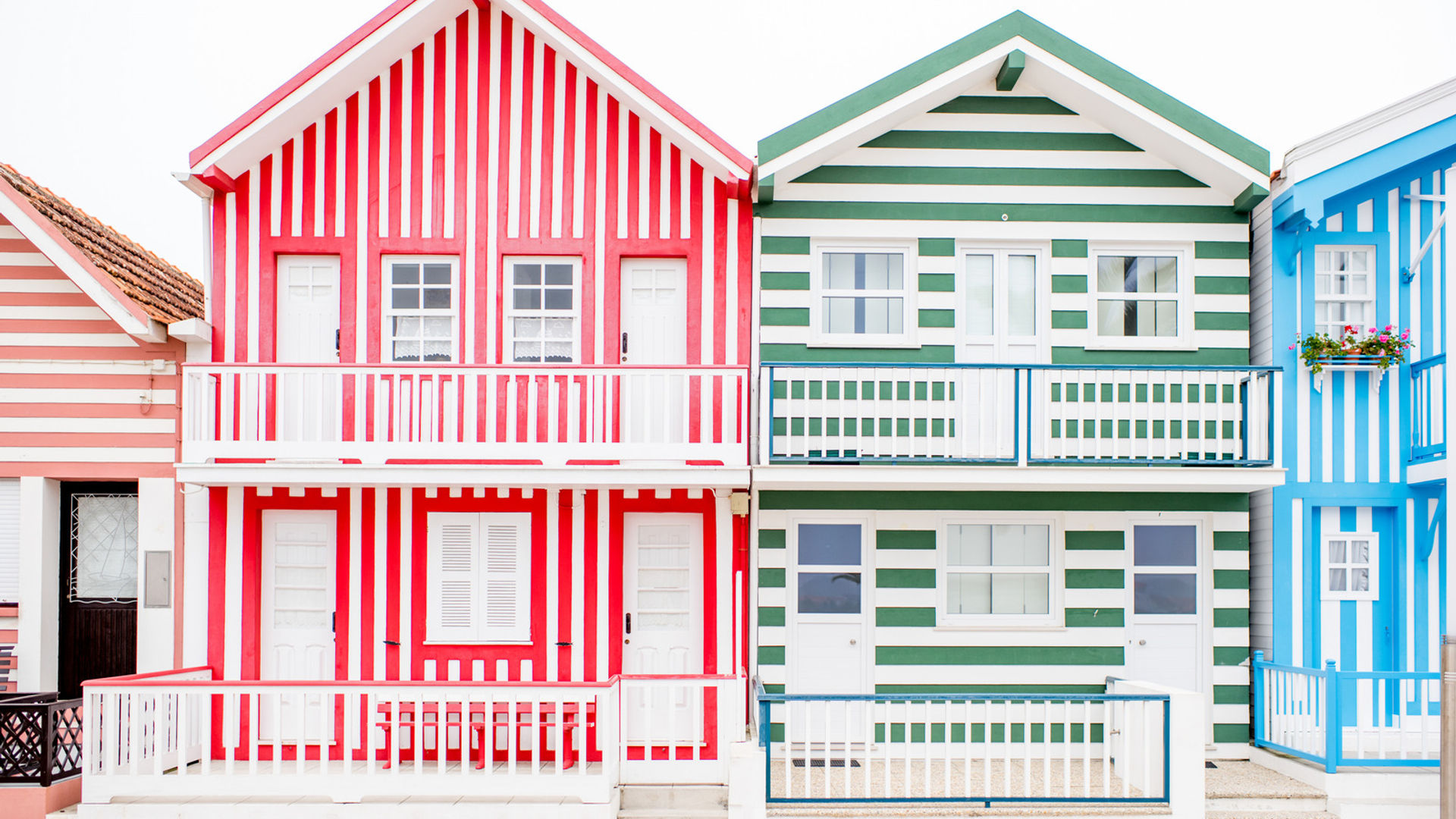 Costa Nova Striped Houses