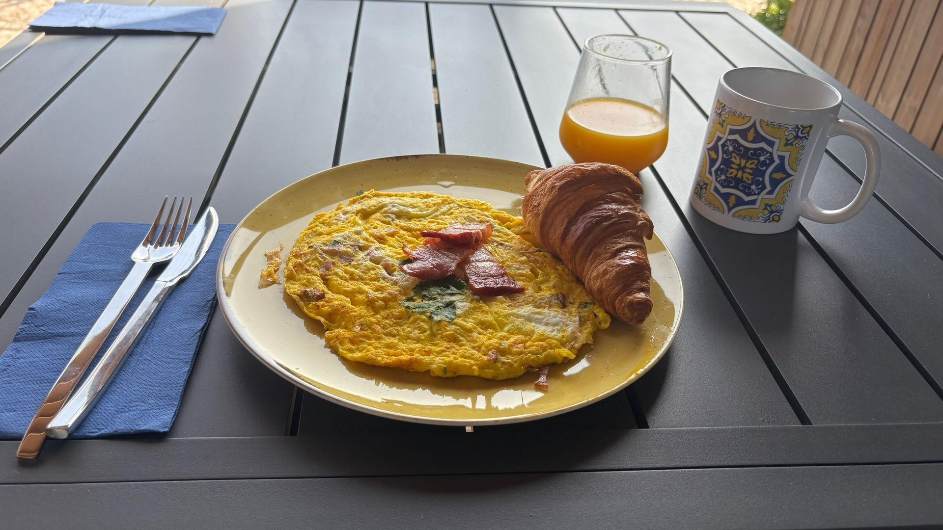 Hearty Breakfast with Local Products at Refúgio da Quinta Nere Maitia