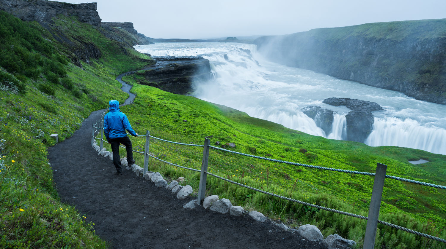 Gullfoss Waterfall, Selfoss, Iceland