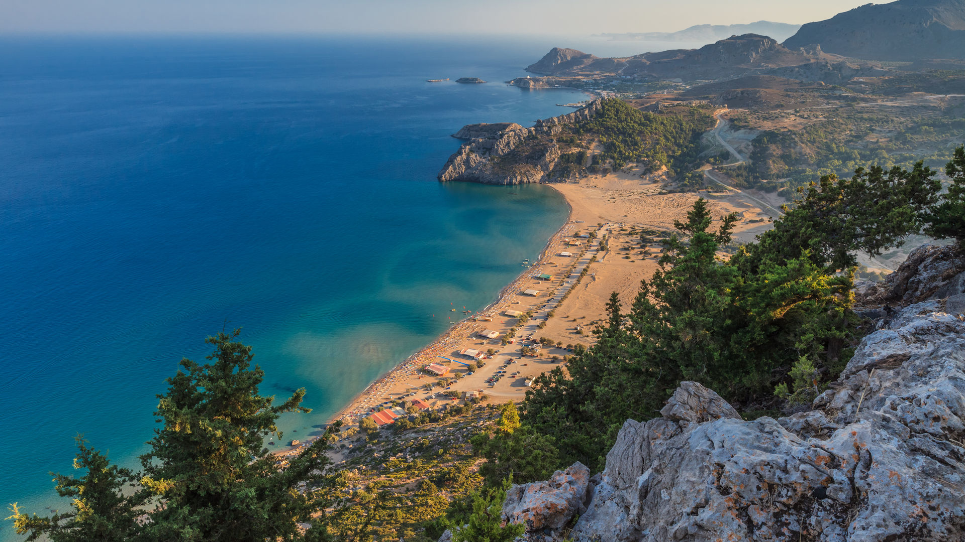 Tsambika Beach, Rhodes 