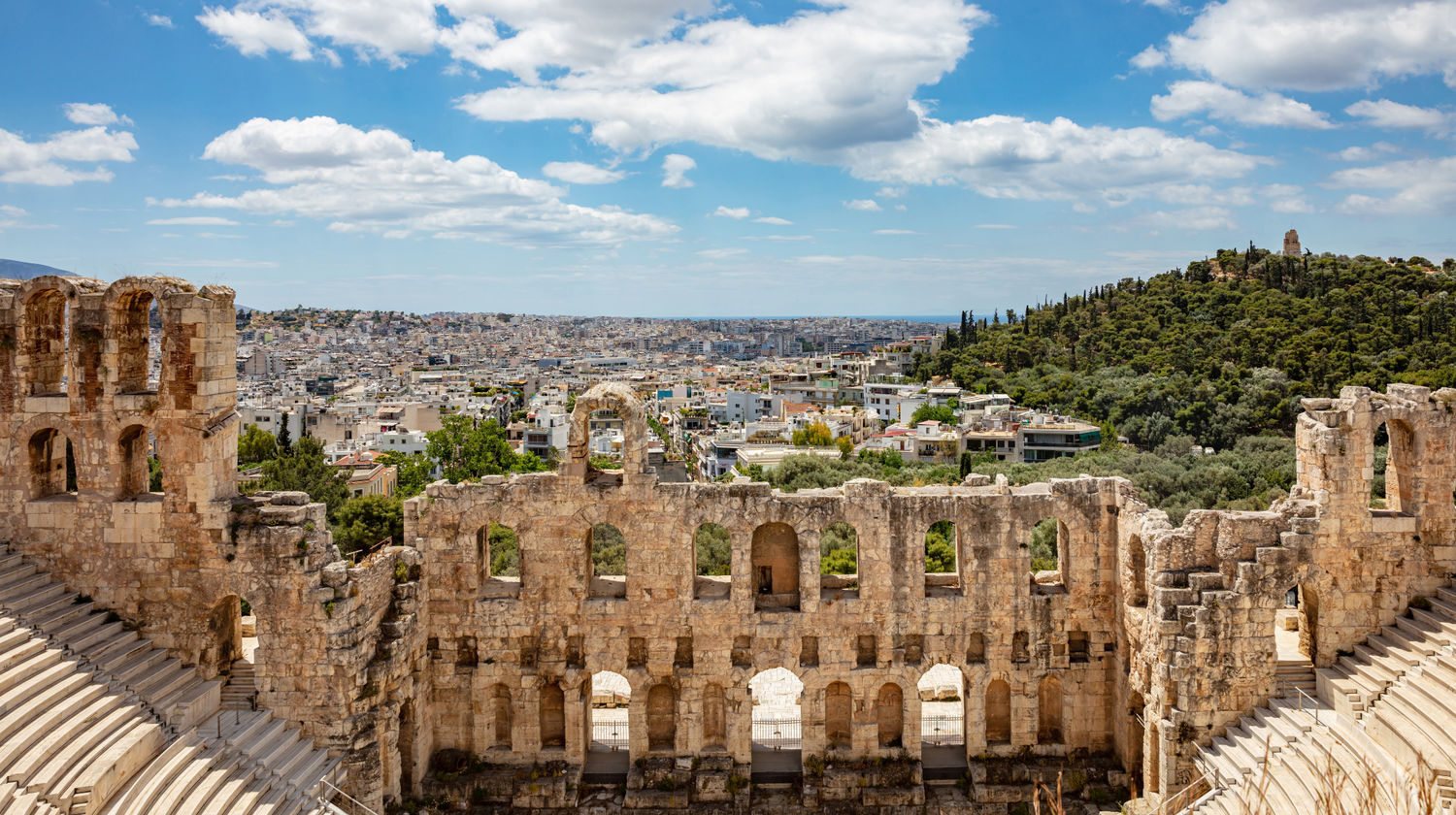 Acropolis Slope, Athens, Greece