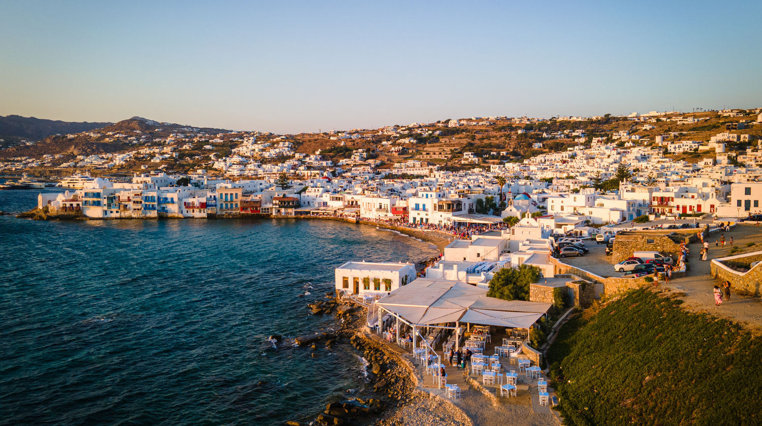 Mykonos Harbor, Mykonos, Greece