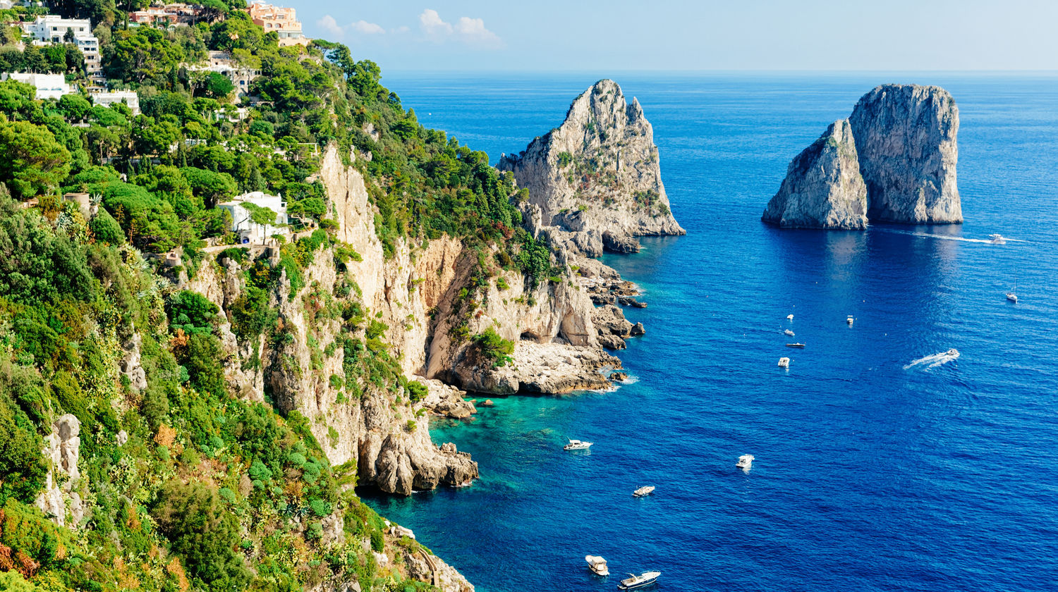 Faraglioni Rocks, Capri, Italy (Popular day trip from Naples, optional)