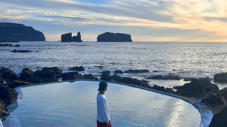 Our Portuguese Market Manager João in Mosteiros, São Miguel Island