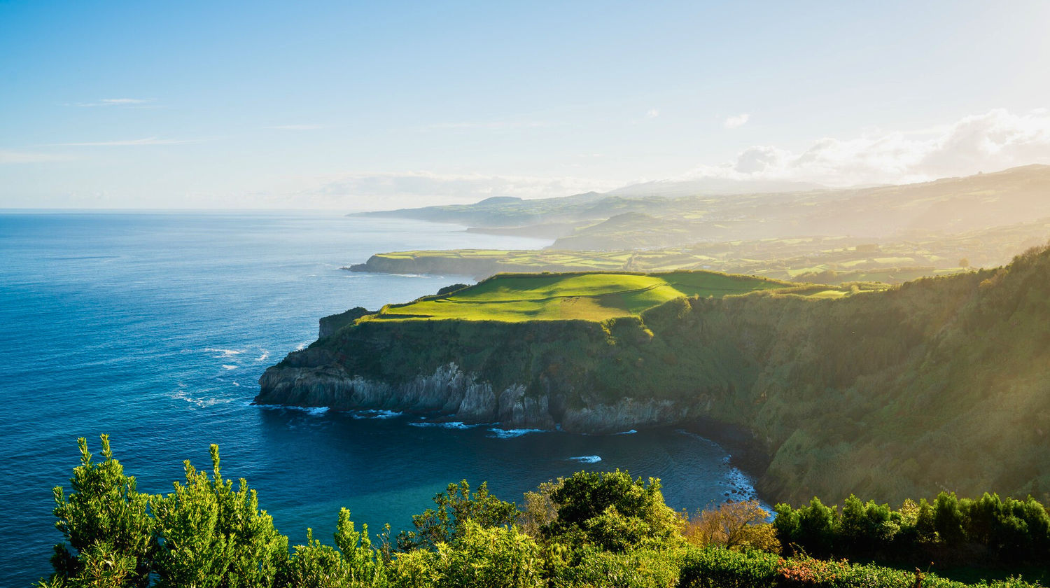 Santa Iria Viewpoint in Ribeira Grande, São Miguel Island