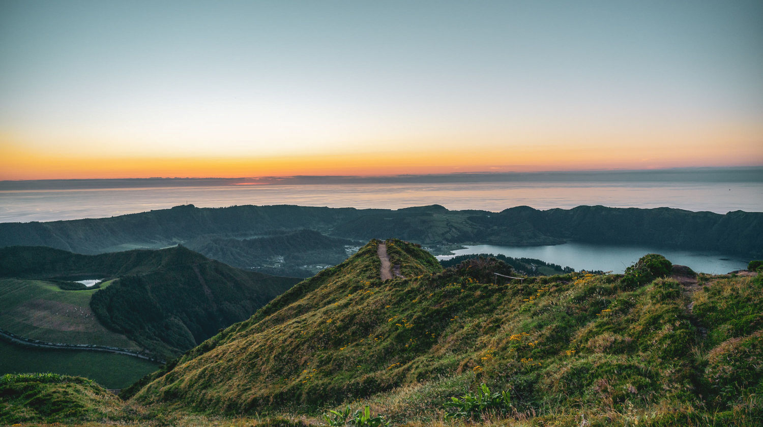 Sete Cidades at Sunset, São Miguel, Azores