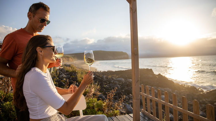 Santa Bárbara Beach in Ribeira Grande, São Miguel Island