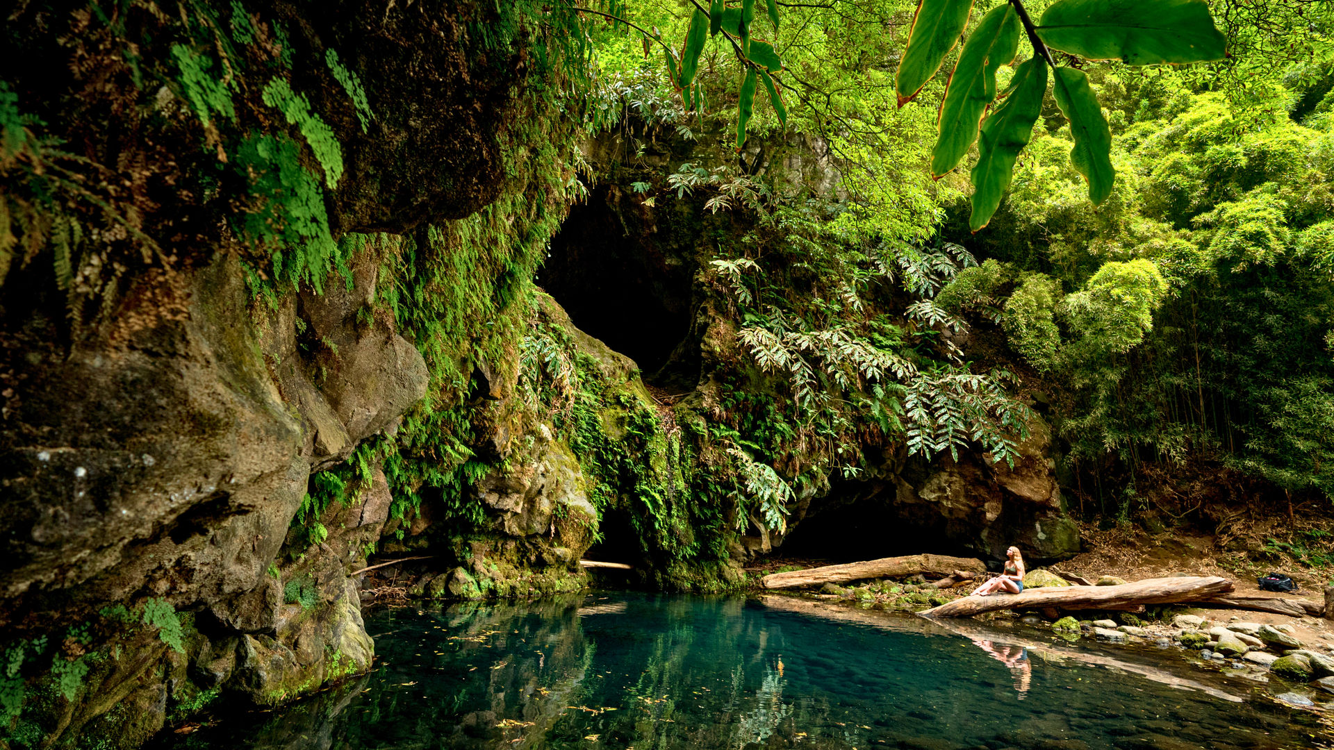 Poço Azul in Nordeste (Achadinha), São Miguel Island, The Azores