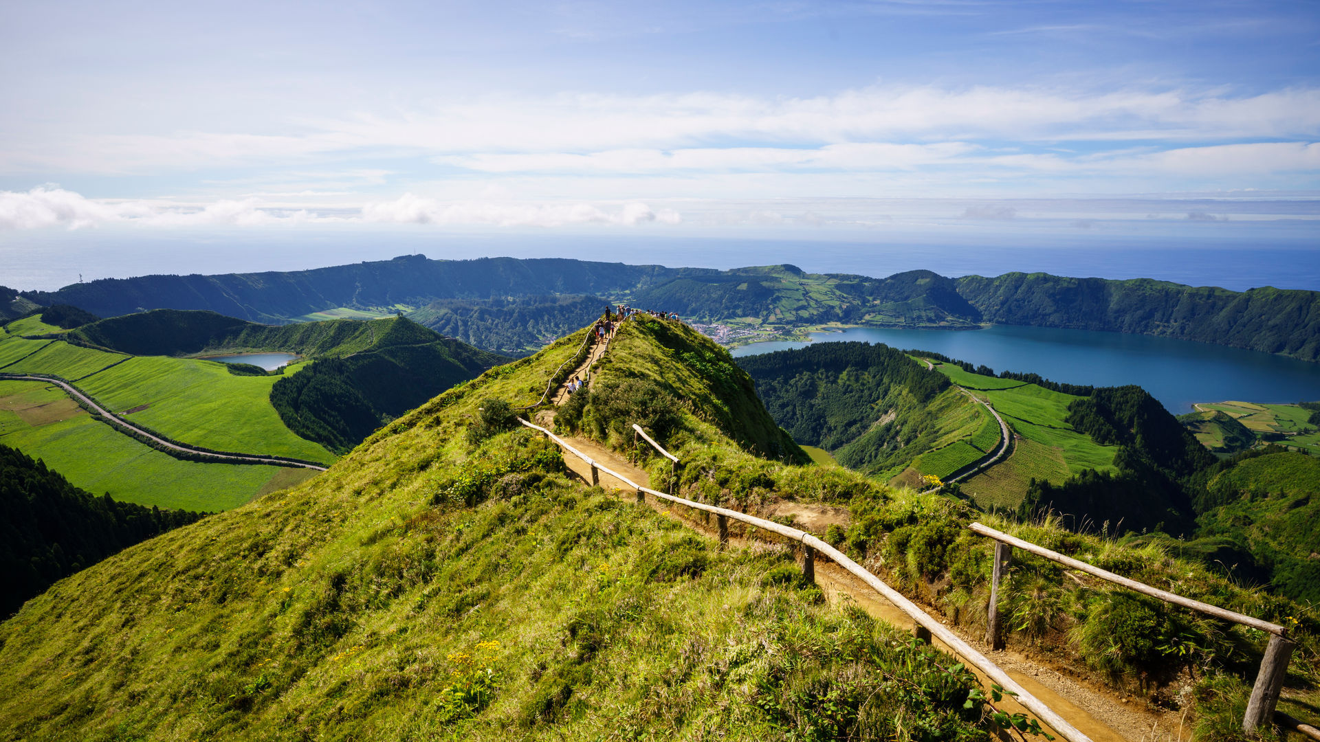 Boca do Inferno Viewpoint in Sete Cidades, São Miguel Island