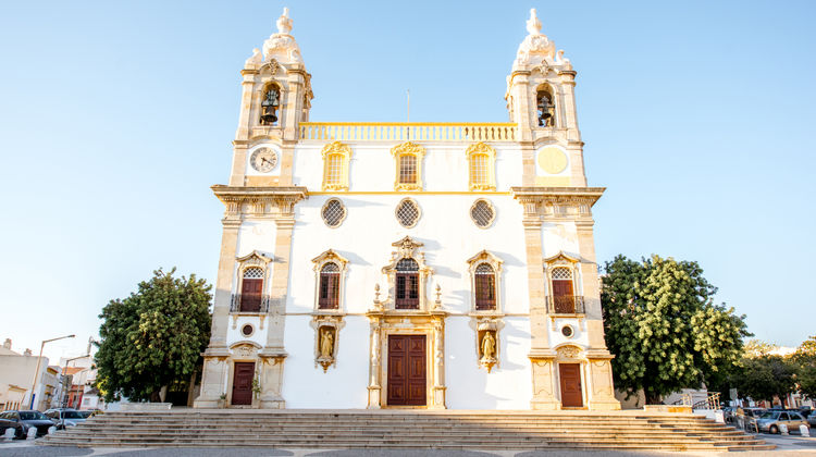 Church in Faro's Historical Center, Algarve