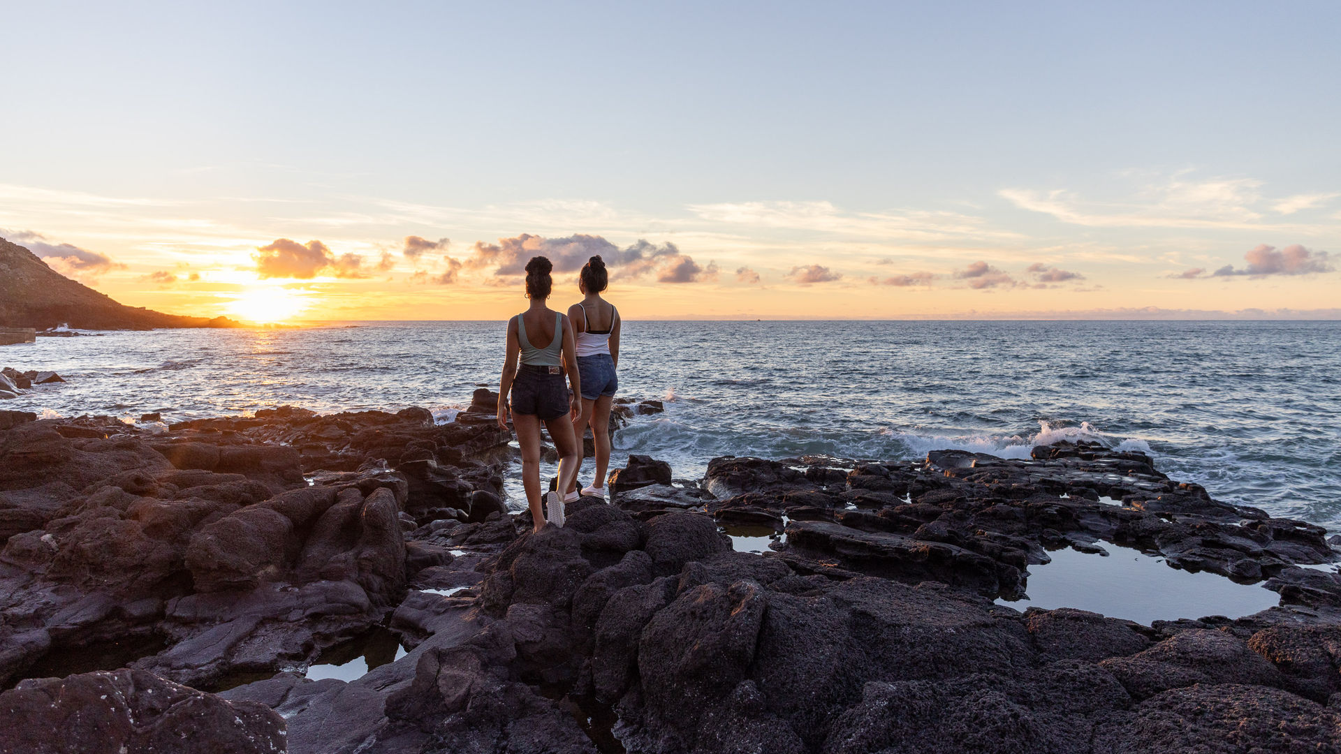 Sunset in Santa Maria Island