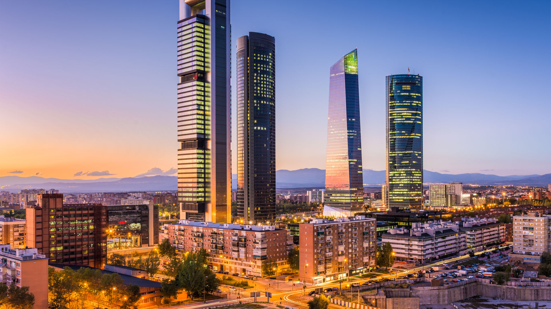 Madrid's Skyline, Spain