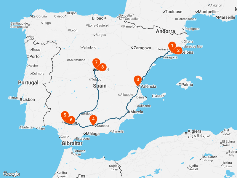 Ultimate Spain: 9-Day Guided Adventure