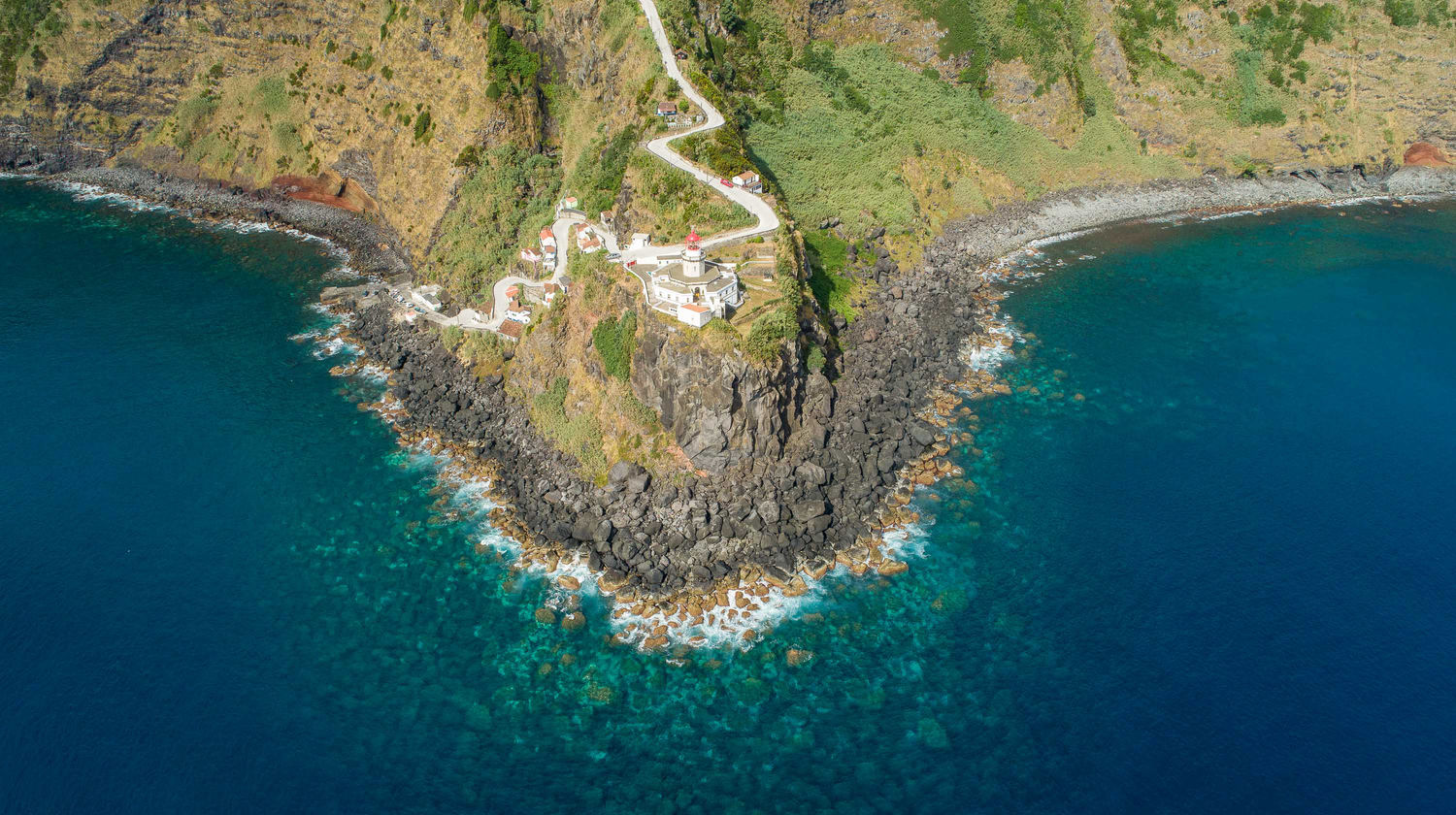 Arnel Lighthouse in Nordeste, São Miguel Island