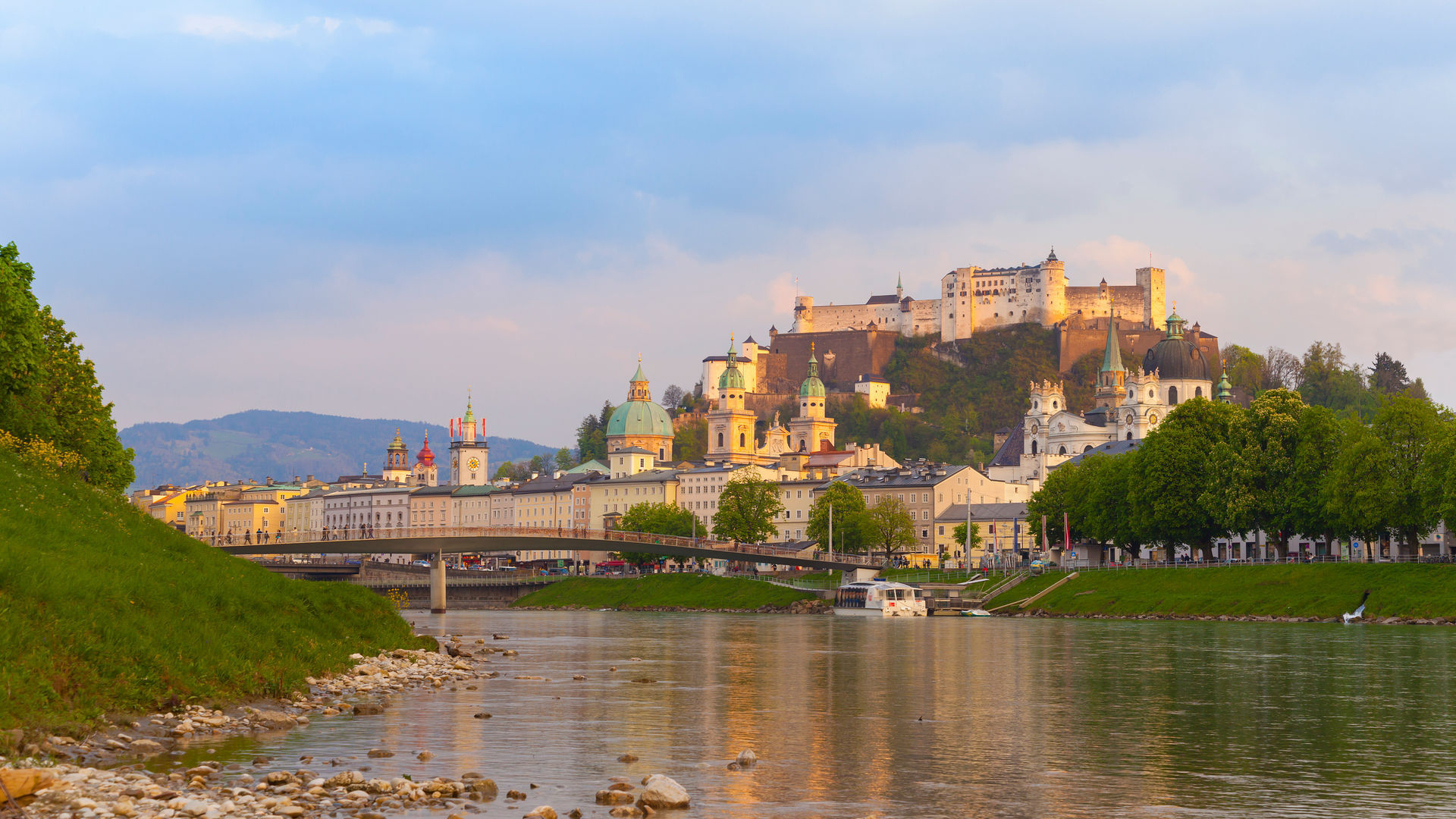 Salzach River, Salzburg, Austria