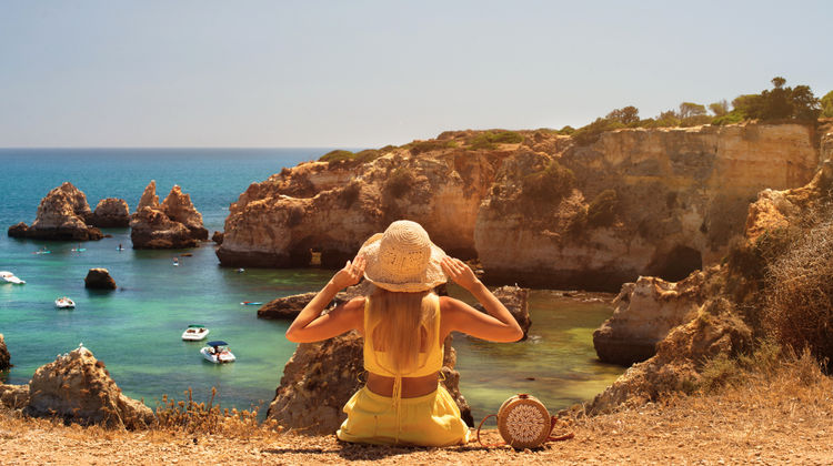 Praia da Rocha in Portimão, The Algarve