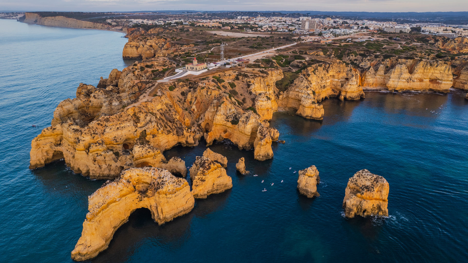 Cliffs of Ponta da Piedade, Algarve (Portugal)