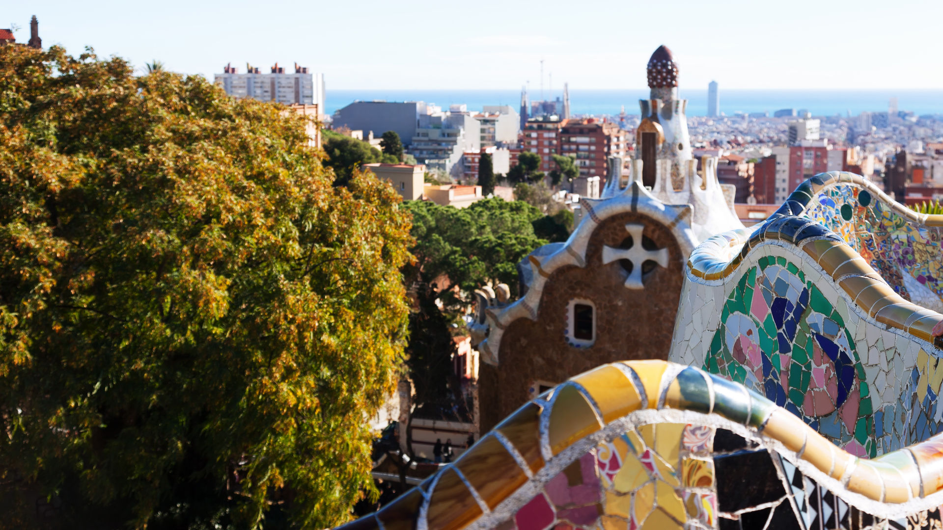 Gaudí’s Park Güell Panorama, Barcelona  (Spain)