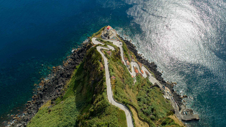 Arnel Lighthouse in Nordeste, São Miguel Island