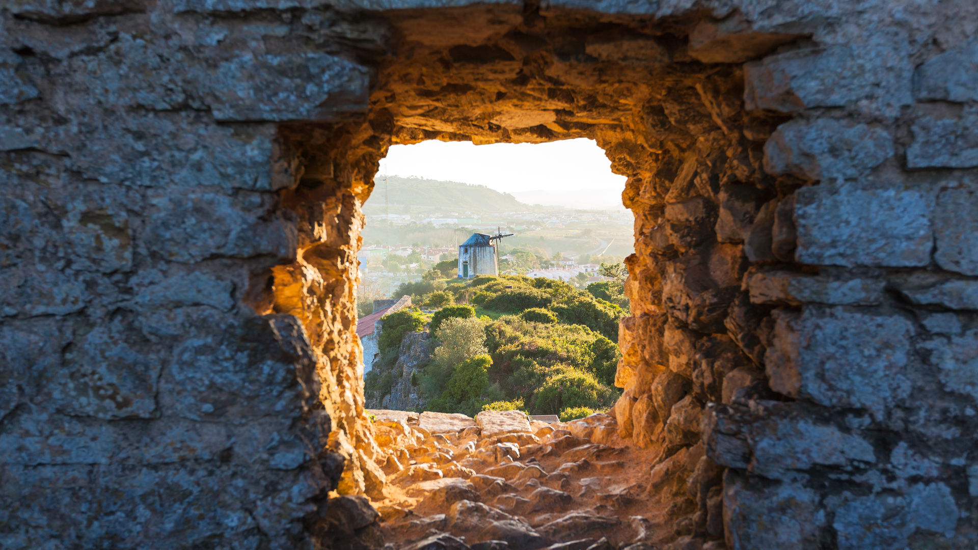 Óbidos Castle Window View
