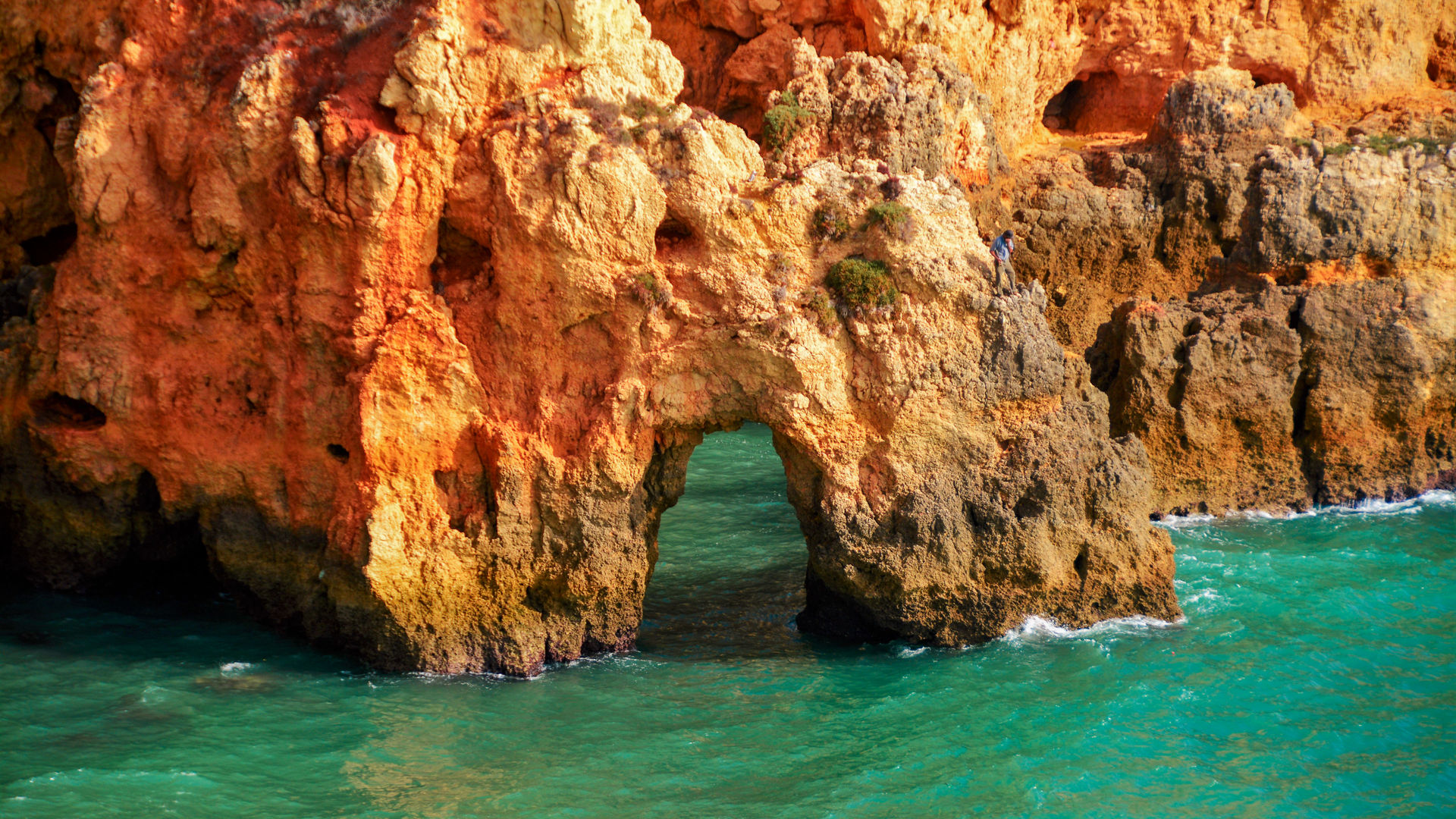 Rocky Coast in Lagos, The Algarve