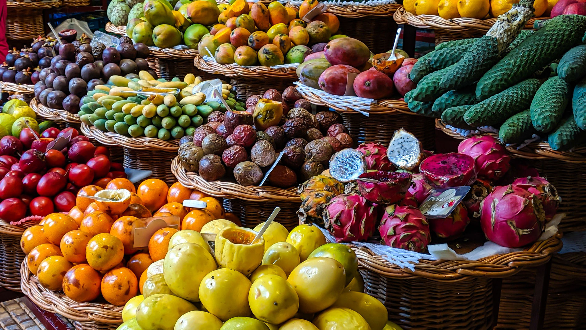 Funchal's Farmers' Market, Madeira Island