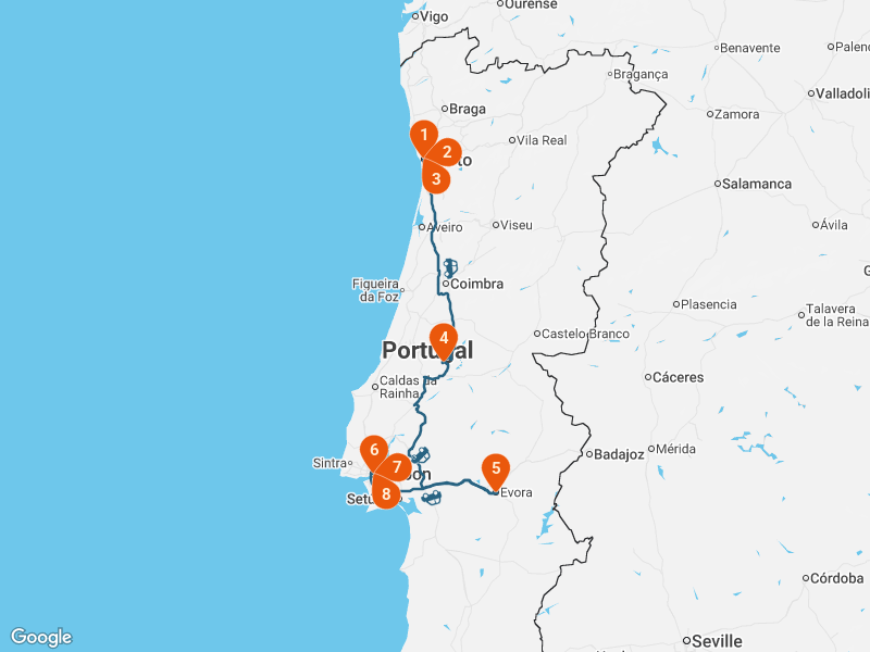 Porto, Lisbon & Hidden Surprises Road Trip