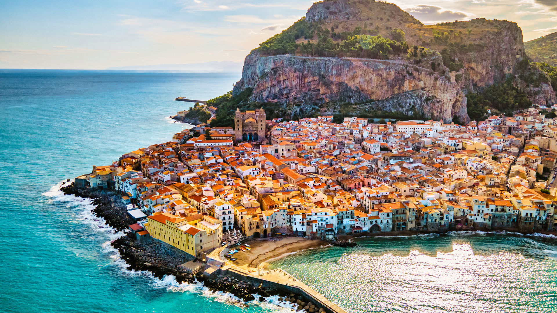 Cefalù Old Town and Beach, Sicily