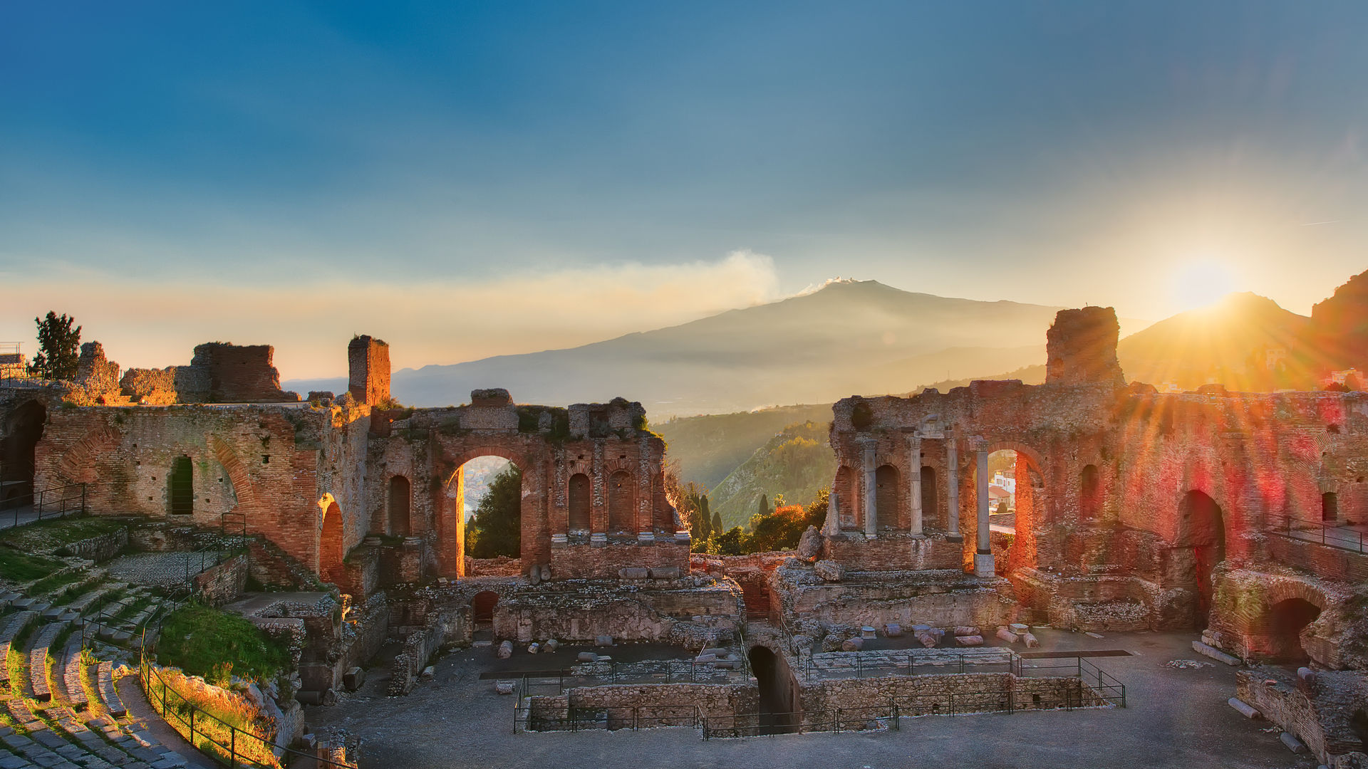 Ancient Greek Theatre of Taormina, Sicily