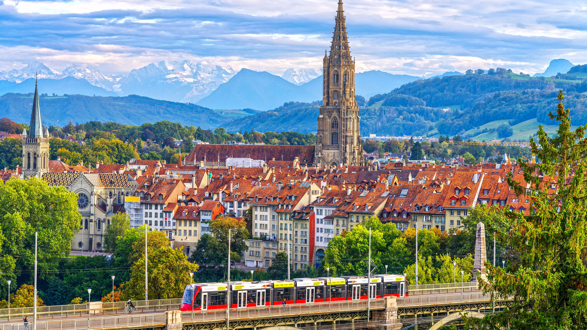 Bern Old Town and Bern Cathedral, Bern, Switzerland