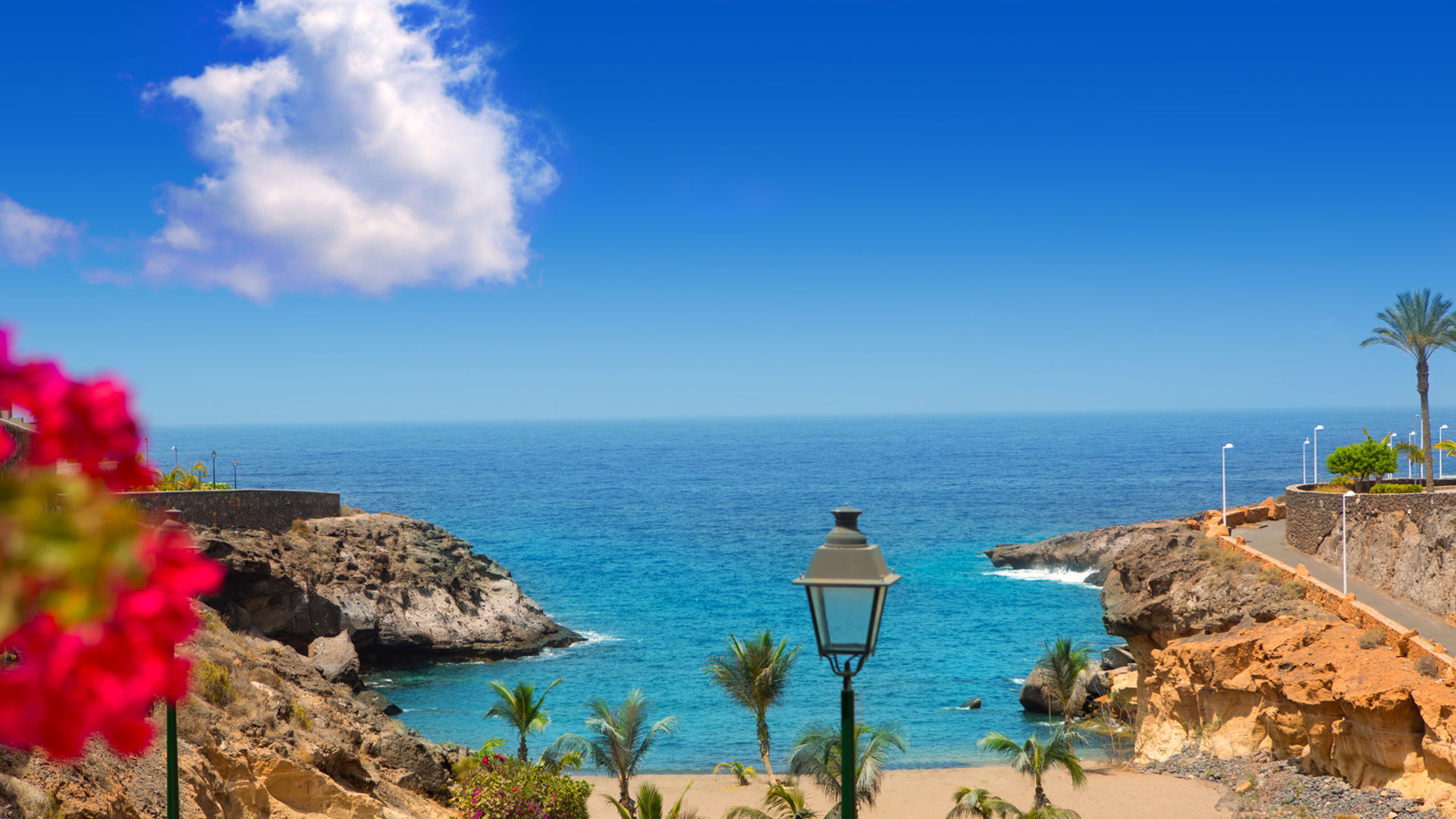 Costa Adeje Coastline, Tenerife, Canary Islands, Spain