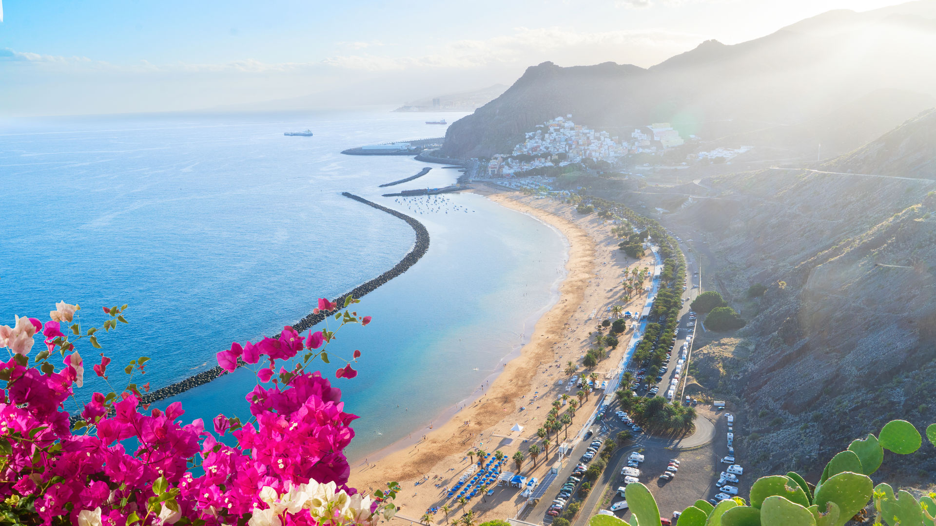Playa de las Teresitas Coastline, Tenerife, Canary Islands, Spain