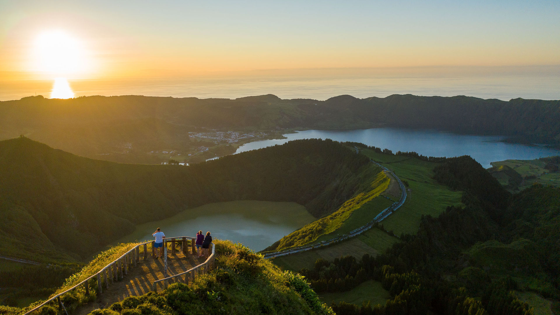Boca do Inferno Viewpoint in Sete Cidades, São Miguel Island