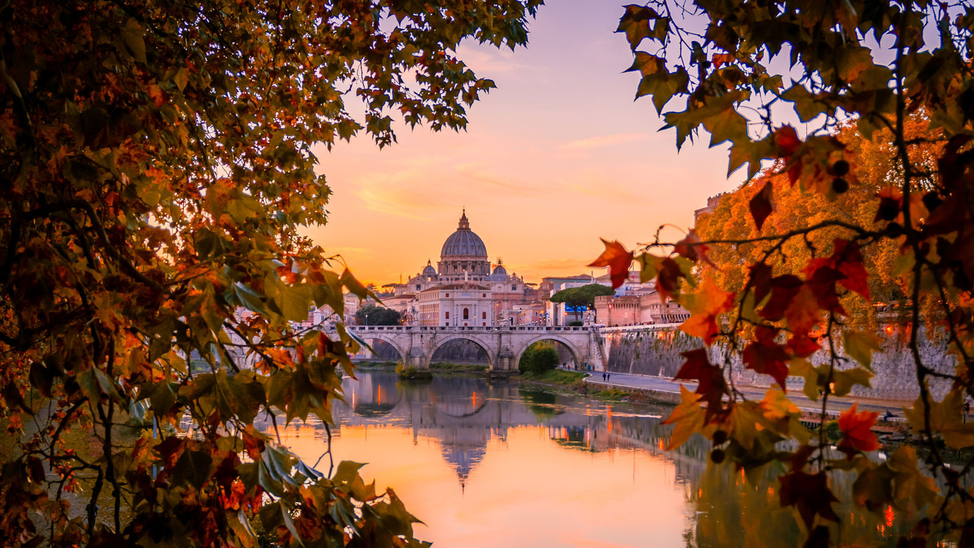 St Peter’s Basilica at Sunset, Rome