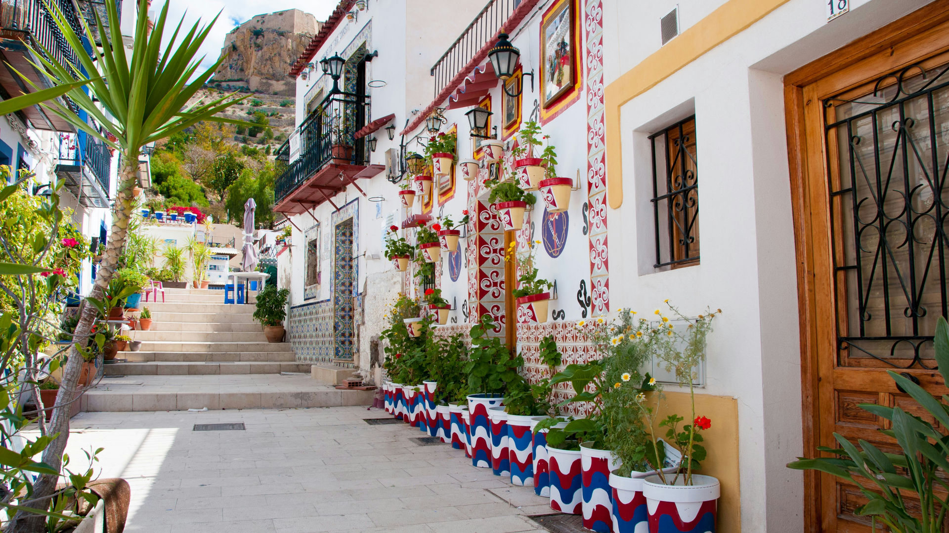 Bairro de Santa Cruz, em Alicante