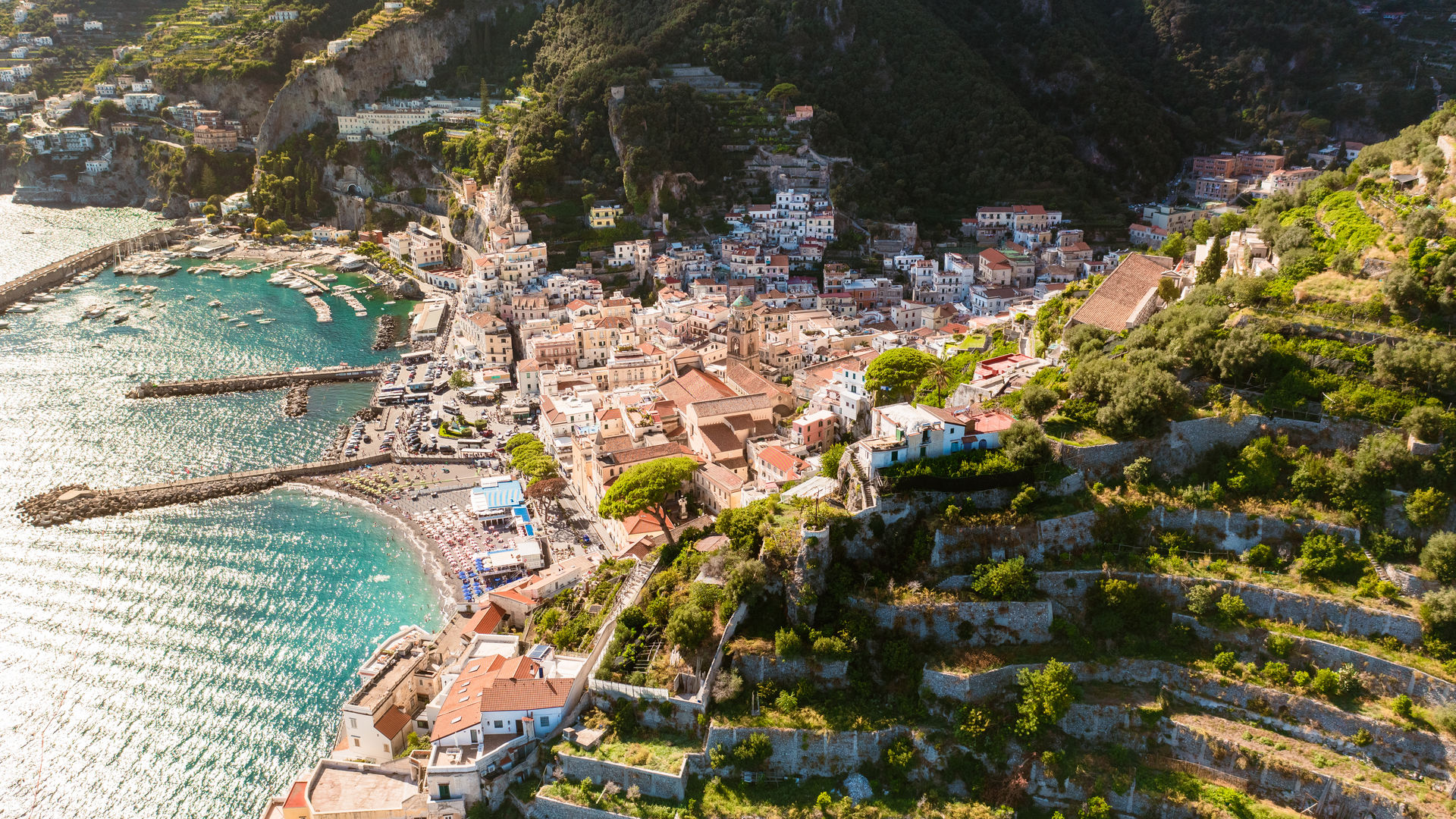 Cidade de Amalfi, Itália